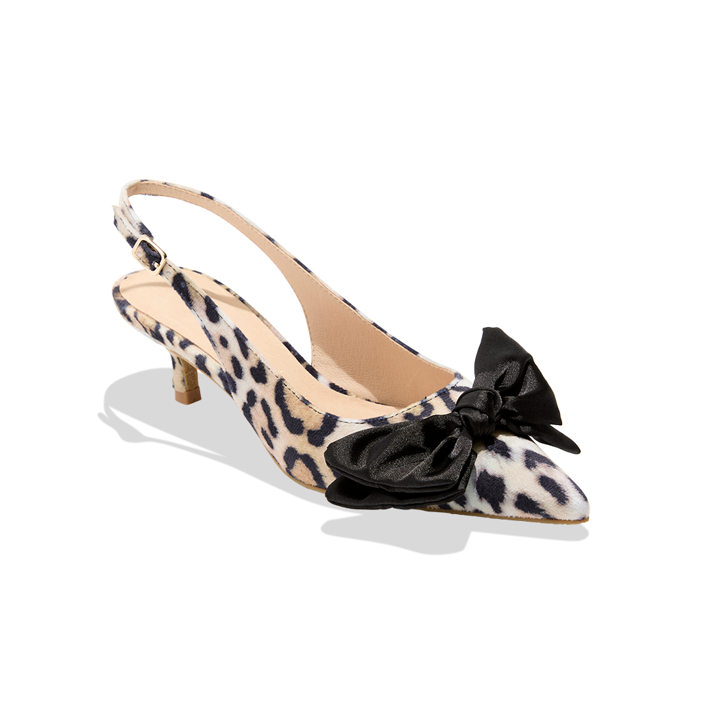 Debra Sling Back Kitten Heel