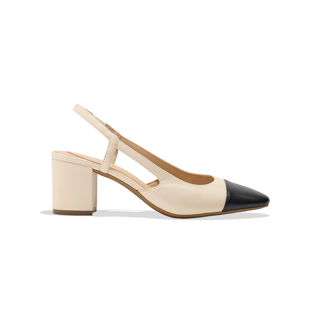 Summer Cap Toe Sling Back Heel