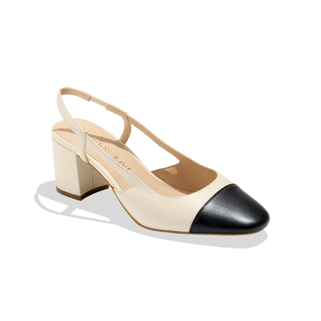 Summer Cap Toe Sling Back Heel