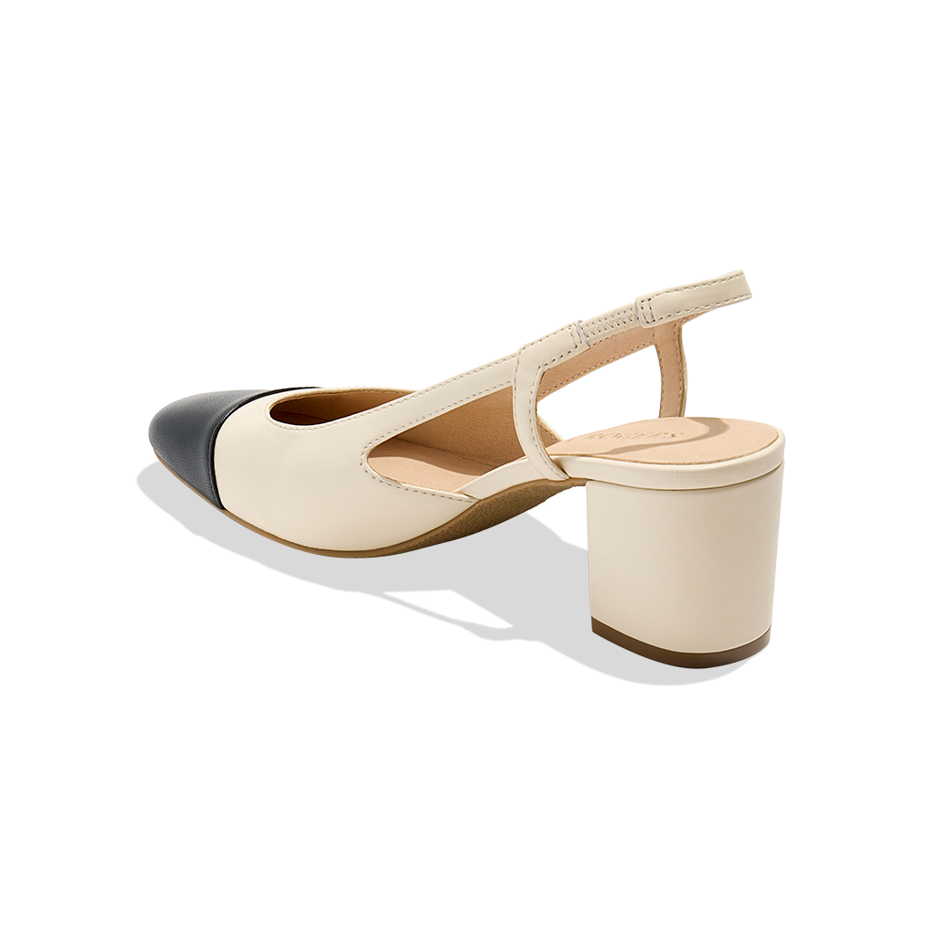 Summer Cap Toe Sling Back Heel