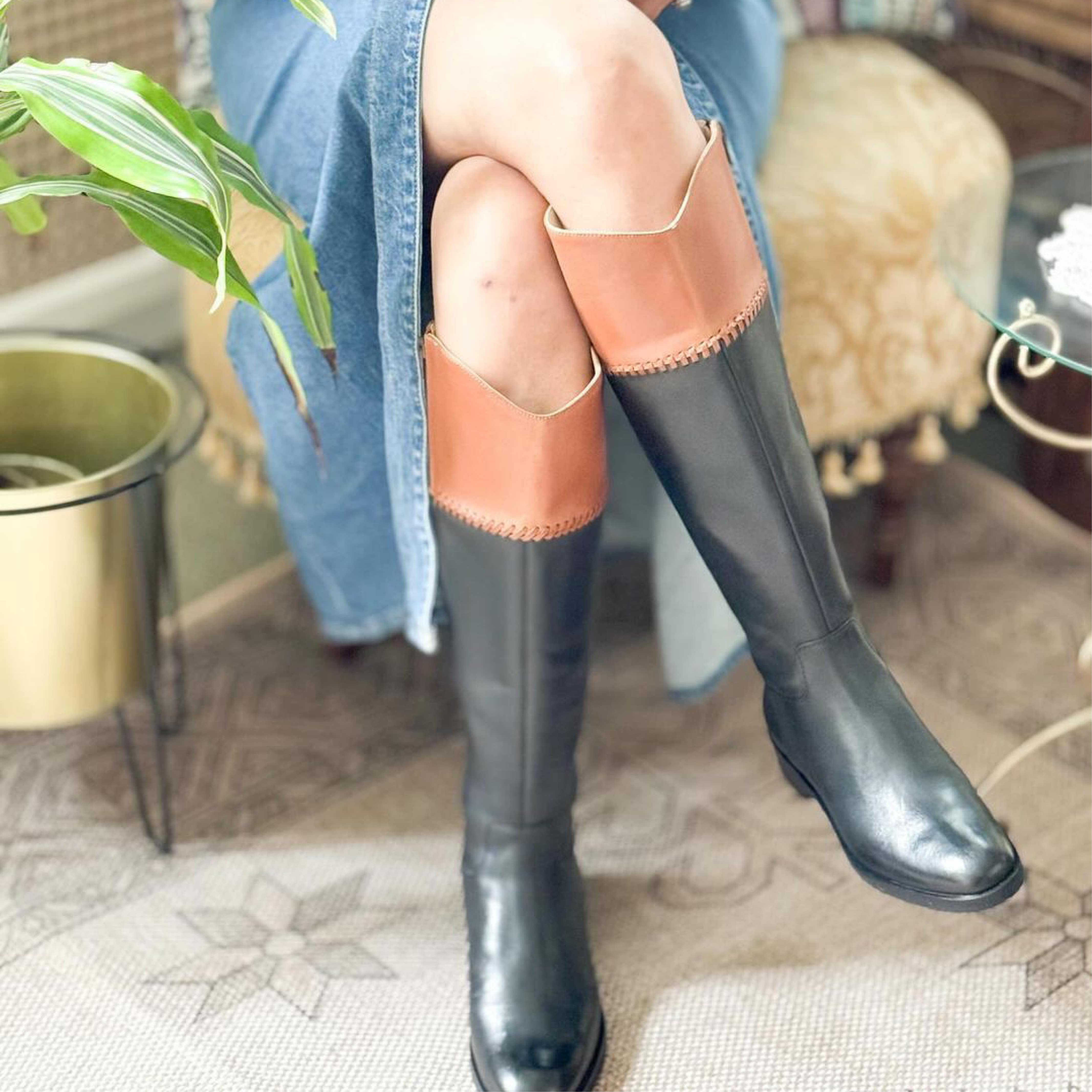 Fashionable riding sale boots