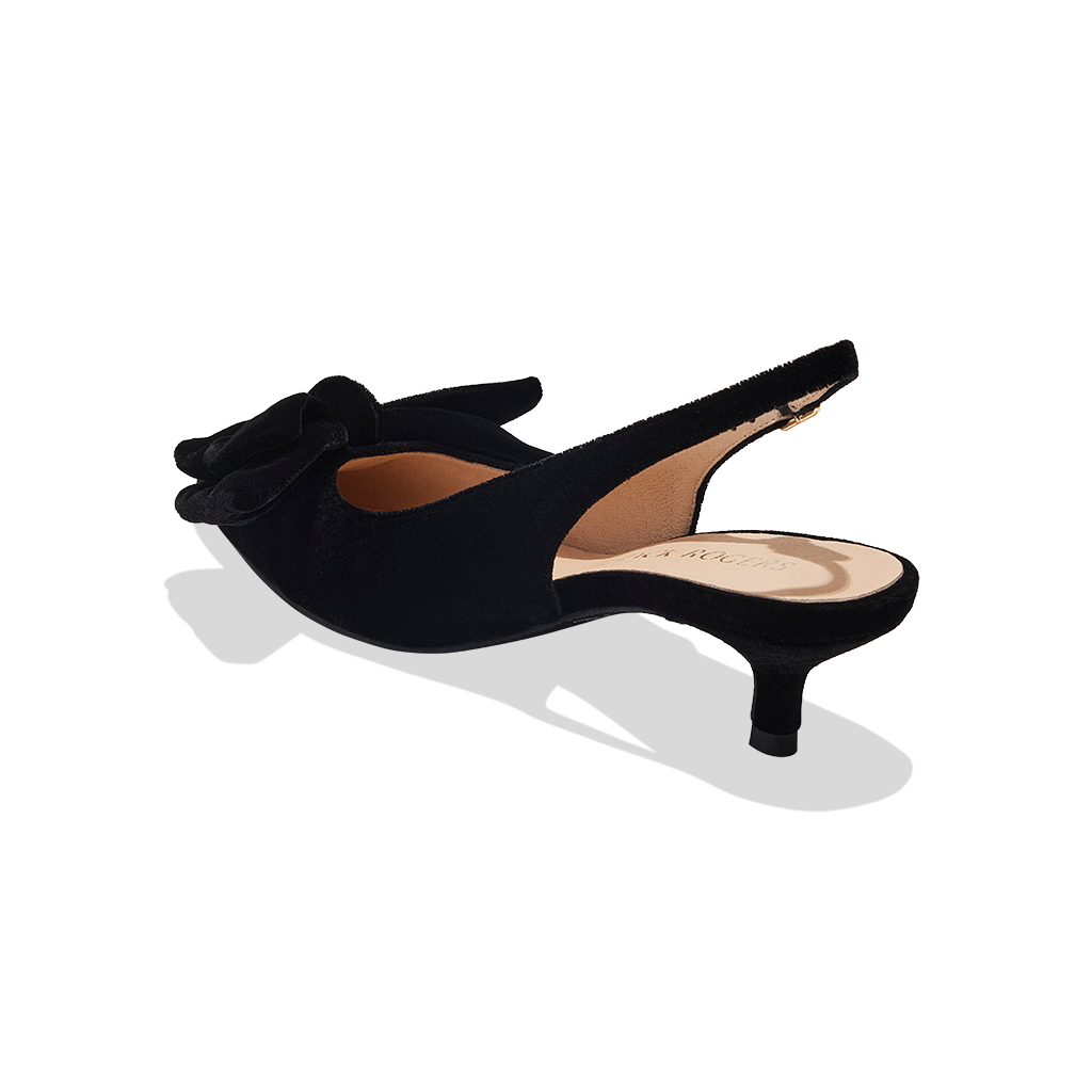 Buy Inc.5 Black Kitten Heeled Sandals Online at best price at TataCLiQ