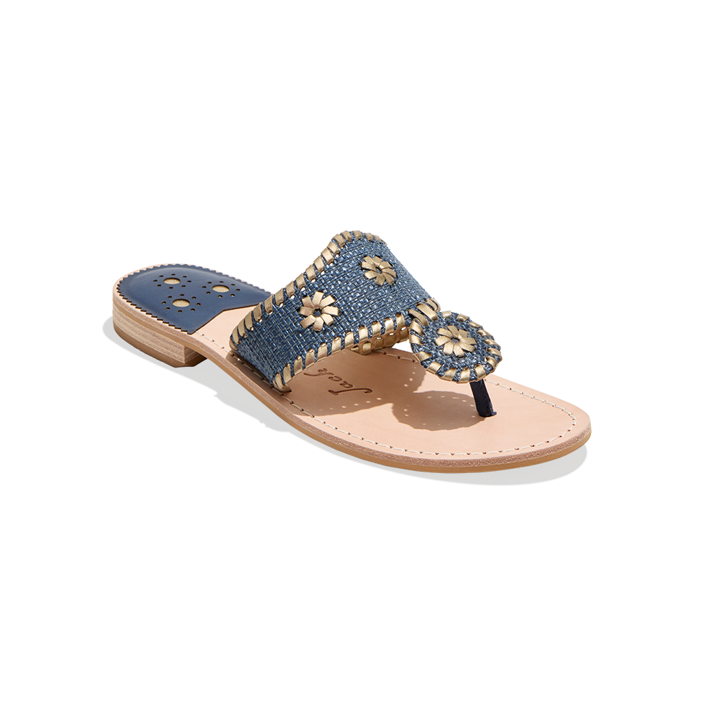 Jacks Raffia Flat Sandal – Jack Rogers USA