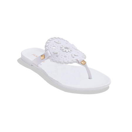 Jack rogers store white jelly sandals